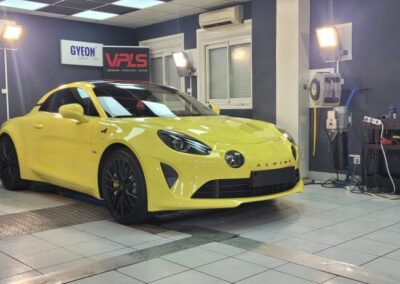Alpine A110S – pose du film PPF Protect+ réalisée par VPLS