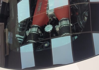 Ferrari 458 Italia – pose du film PPF sur capot, ailes et portes par VPLS