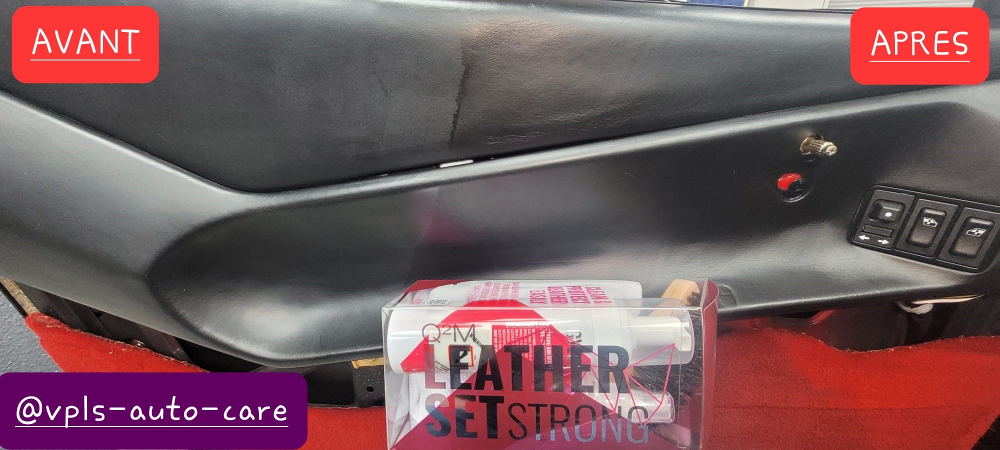 Rénovation cuir Ferrari 348 – VPLS Premium Detailing