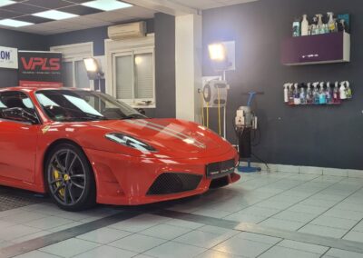 Ferrari F430 Scuderia – réalisation PPF Protect+ et céramique par VPLS